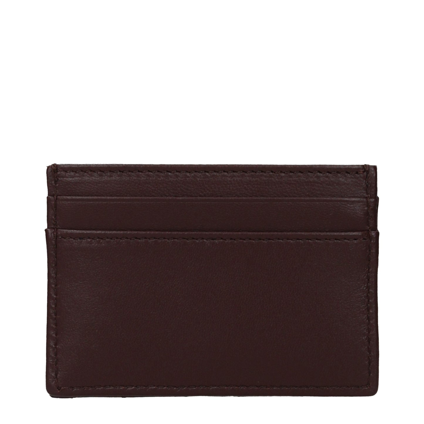 Versace Brown Leather Cardholder