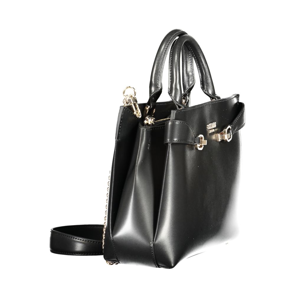 Guess Jeans Black Polyurethane Women's Handbag