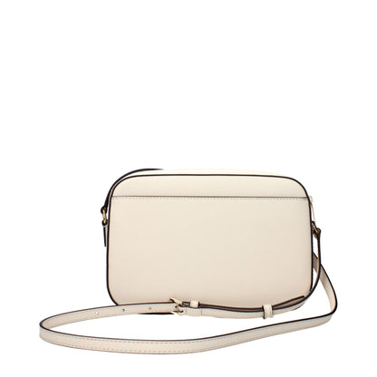 Michael Kors Beige Leather Crossbody Bag