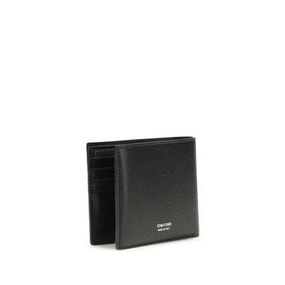 Tom Ford Black Calf Leather Bos Taurus Wallet