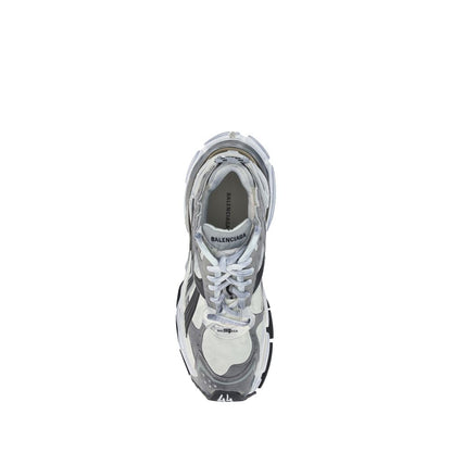 Balenciaga Gray Polyurethane Athletic Sneakers