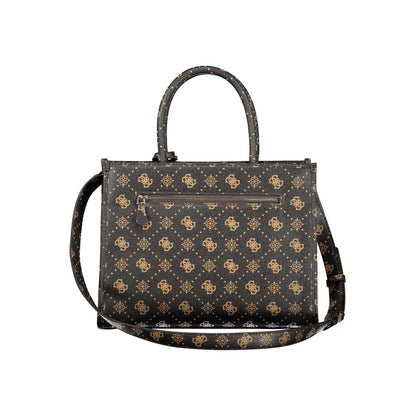 Guess Jeans Marrone Poliuretano Woman Handbag