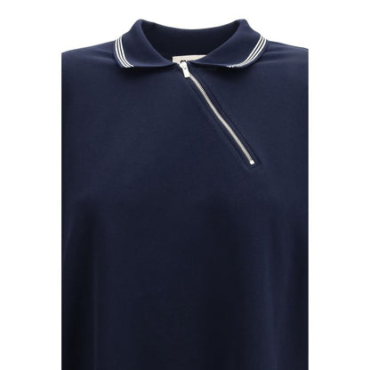 Miu Miu Blue Cotton Polo Shirt