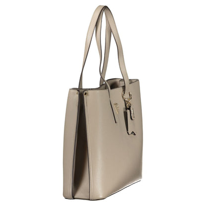 Guess Jeans Grigio Poliuretano Women's Handbag