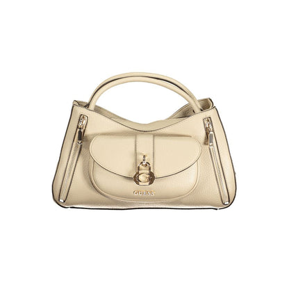 Guess Jeans Beige Polyurethane Women Handbag