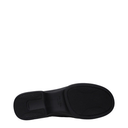 Prada Black Fabric Low Top Sneakers