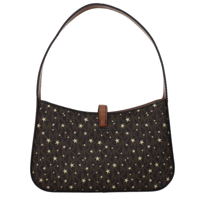 Michael Kors Brown Fabric Handbag