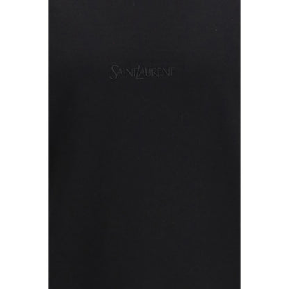 Saint Laurent Black Cotton T-Shirt