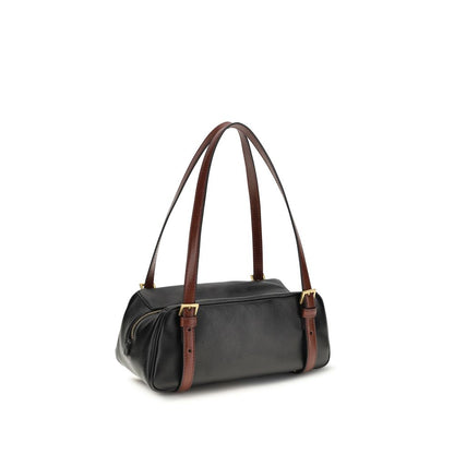 Versace Black Lamb Ovis Aries Aries Shoulder Bag