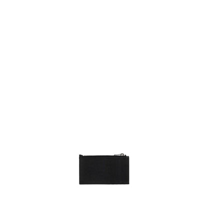 Saint Laurent Black Calf Leather Bos Taurus Wallet