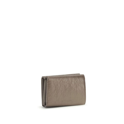 Balenciaga Beige Lamb Ovis Aries Aries Wallet