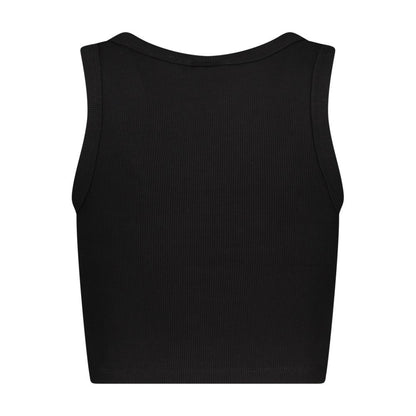 Guess Jeans Black Viscose Women's Tank Top
