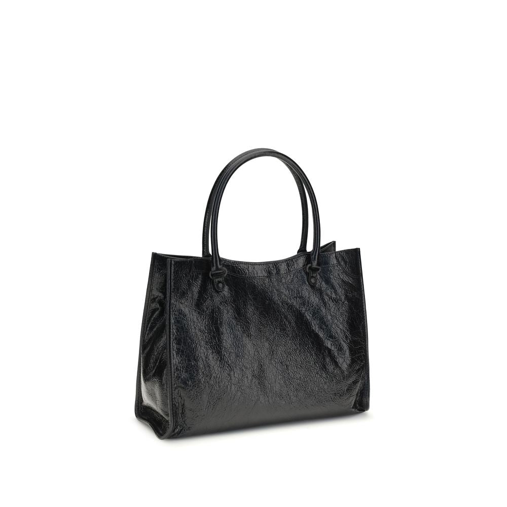 Balenciaga Black Lamb Ovis Aries Aries Shoulder Bag
