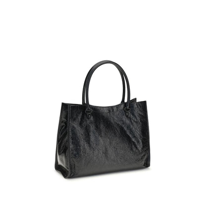 Balenciaga Black Lamb Ovis Aries Aries Shoulder Bag