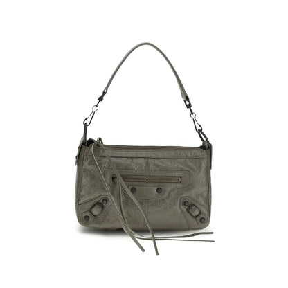 Balenciaga Bicolor Lamb Ovis Aries Aries Shoulder Bag