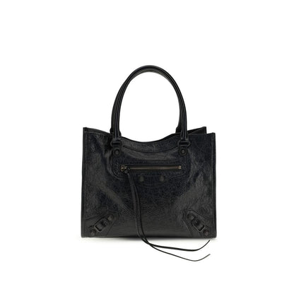 Balenciaga Black Lamb Ovis Aries Aries Shoulder Bag