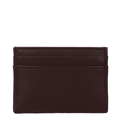 Versace Brown Leather Cardholder