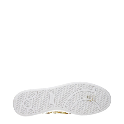 Versace White Leather Sneakers