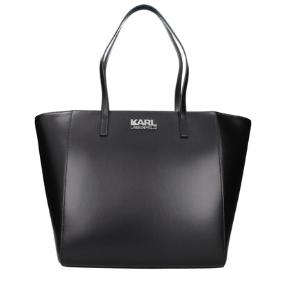 Karl Lagerfeld Black Polyethylene Shoulder Bag