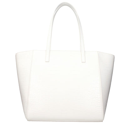 Karl Lagerfeld White Polyethylene Shoulder Bag