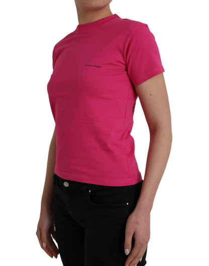 Balenciaga Crew Neck T-Shirt — Pink