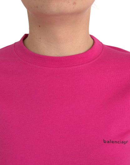 Balenciaga Crew Neck T-Shirt — Pink