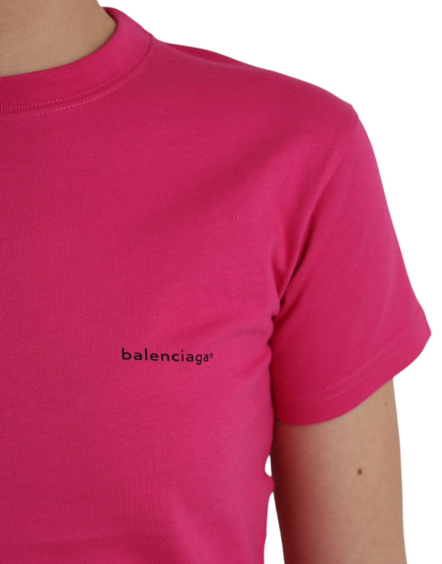 Balenciaga Crew Neck T-Shirt — Pink
