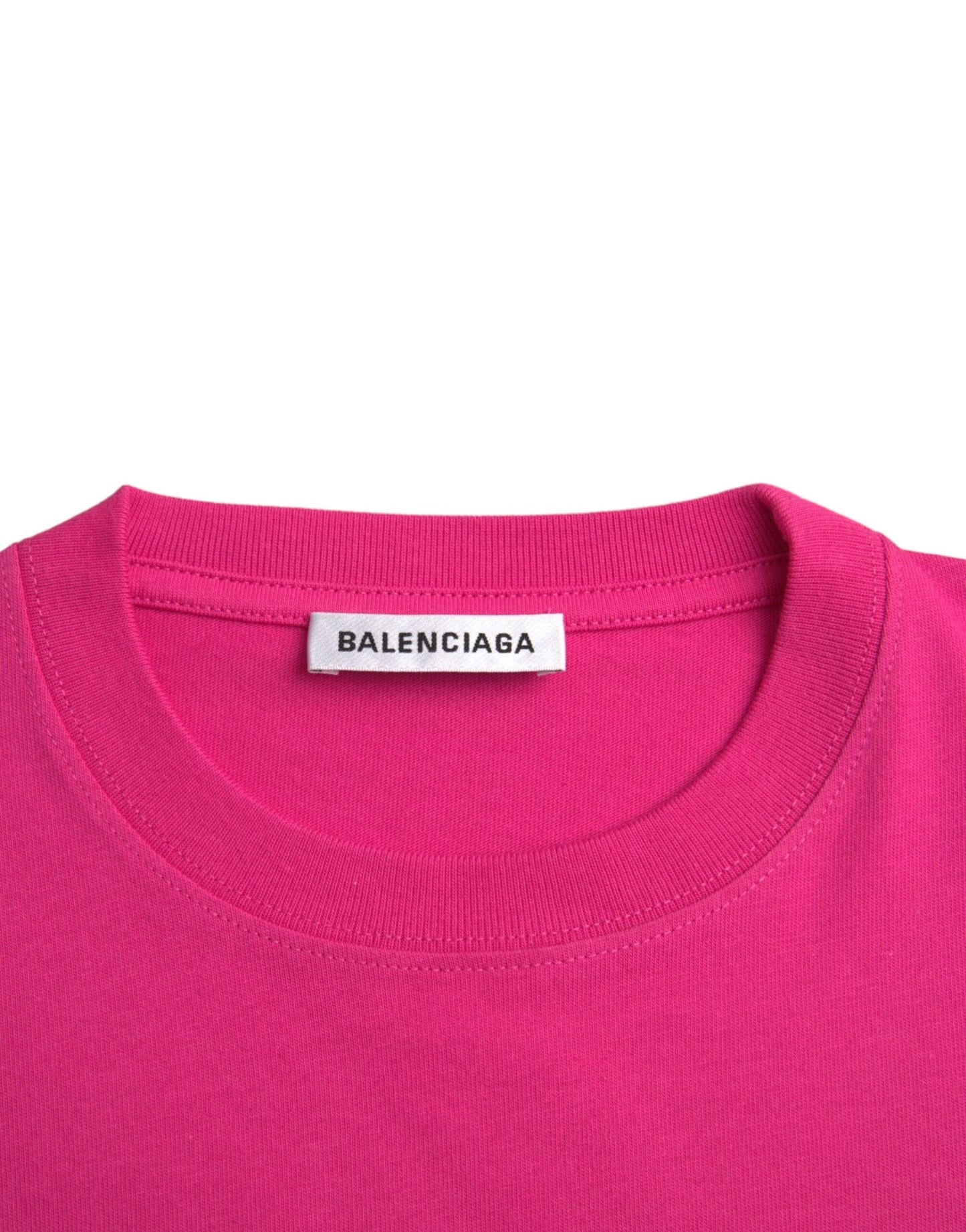 Balenciaga Crew Neck T-Shirt — Pink