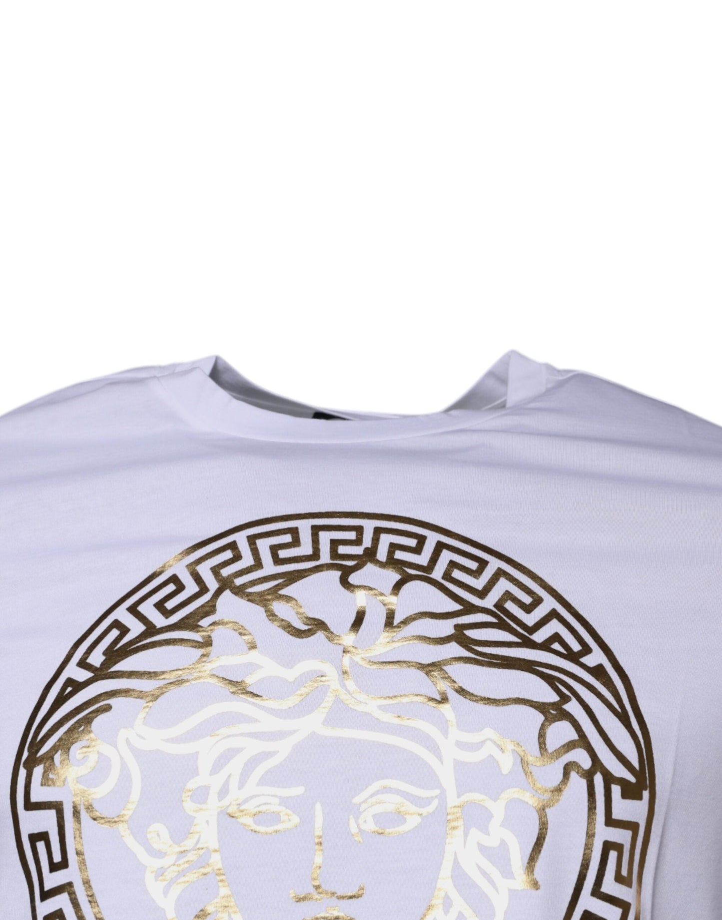 Versace Medusa Print T-Shirt — White