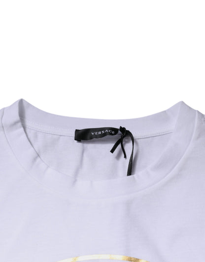 Versace Medusa Print T-Shirt — White