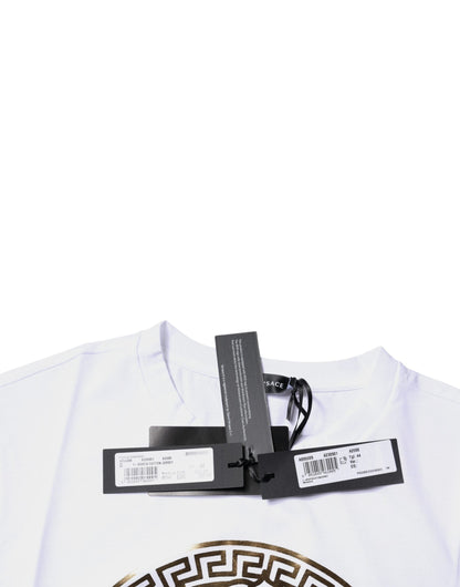 Versace Medusa Print T-Shirt — White
