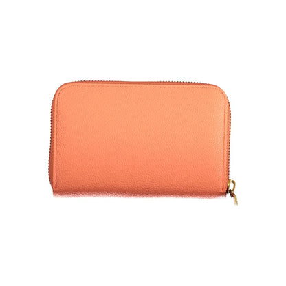 Guess Jeans Arancione Polyurethane Women Wallet