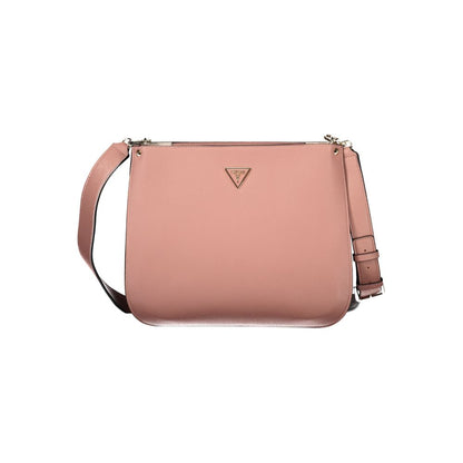 Guess Jeans Rosa Poliuretano Women Handbag