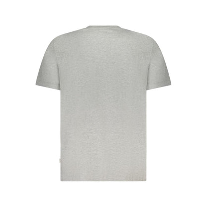 Guess Jeans Gray Cotton Men T-Shirt