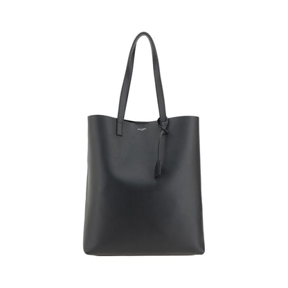Saint Laurent Tote Bag — Black Lambskin