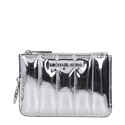 Michael Kors Gray Leather Wallet