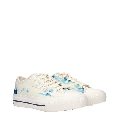 Jimmy Choo Beige Fabric Low Top Sneakers