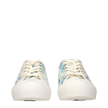 Jimmy Choo Beige Fabric Low Top Sneakers