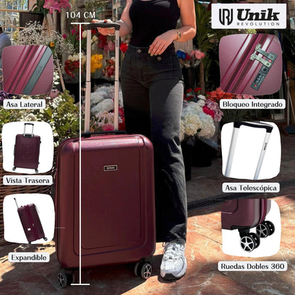 Maleta De Grande Kappa Grace 77cm | Equipaje Facturado Extensible | Maleta Rígida con 4 Ruedas