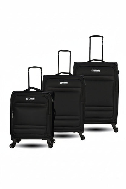 Juego de 3 Maletas Nylon | Set 20", 24", 28" con 4 Ruedas y TSA