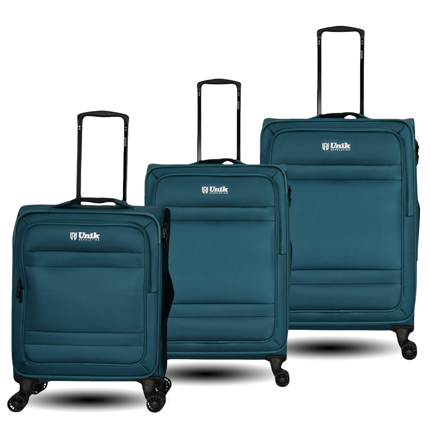 Juego de 3 Maletas Nylon | Set 20", 24", 28" con 4 Ruedas y TSA