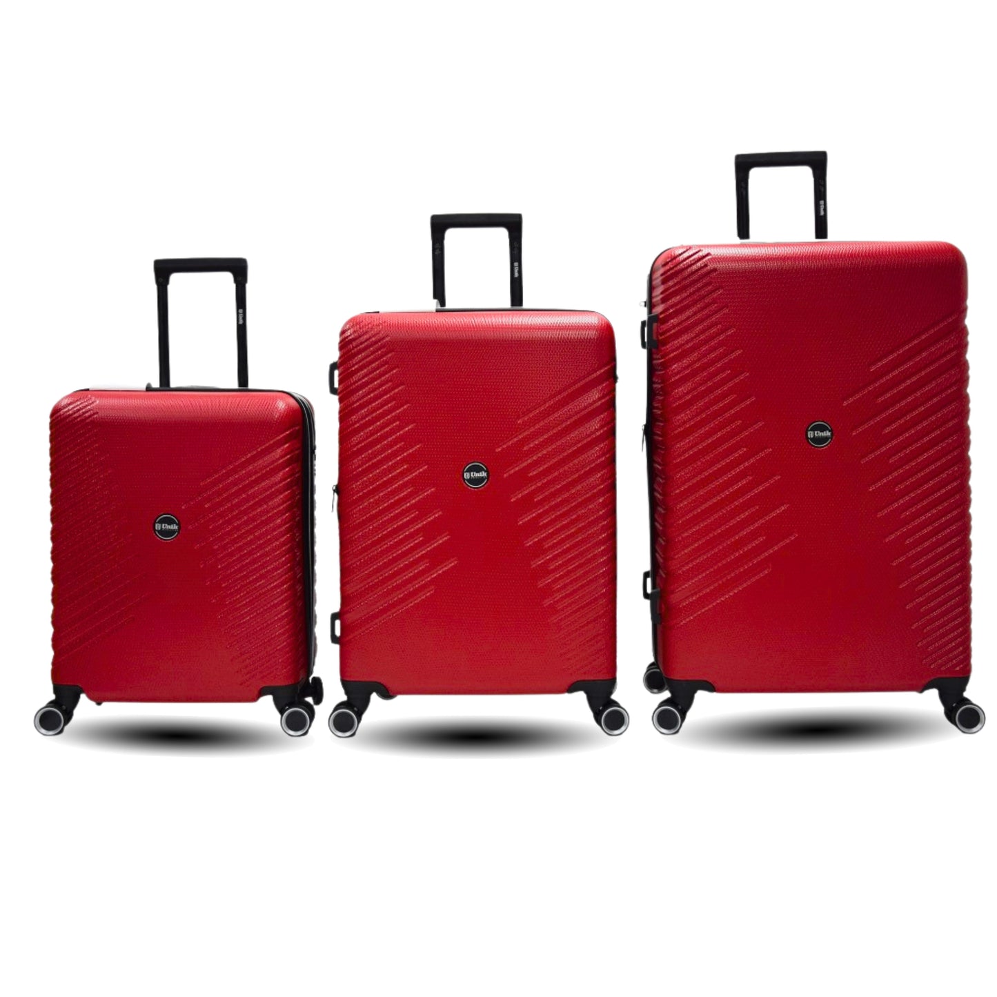 Set de Equipaje 3 Piezas: Maleta Cabina, Mediana y Grande | Rígidas y Ligeras
