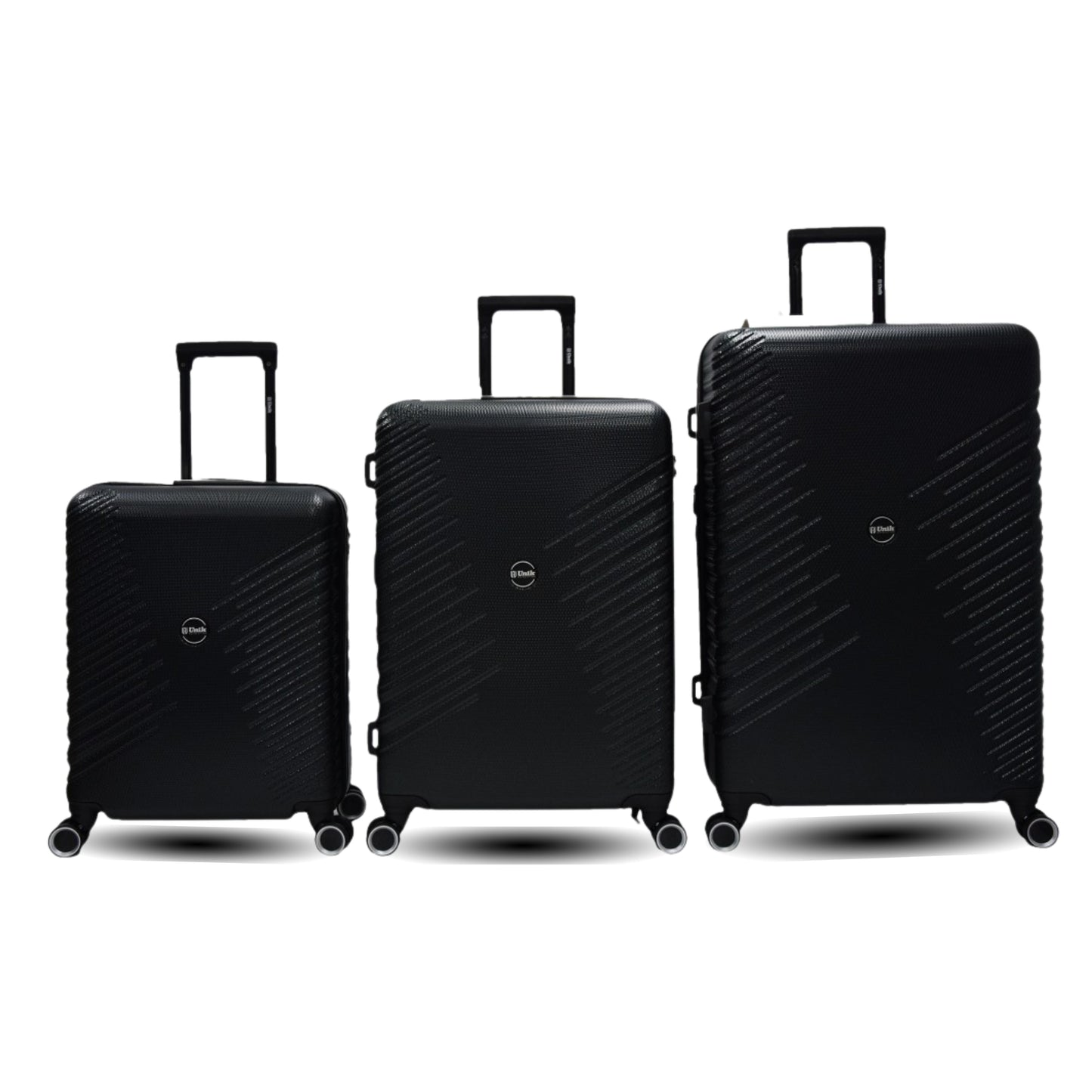 Set de Equipaje 3 Piezas: Maleta Cabina, Mediana y Grande | Rígidas y Ligeras