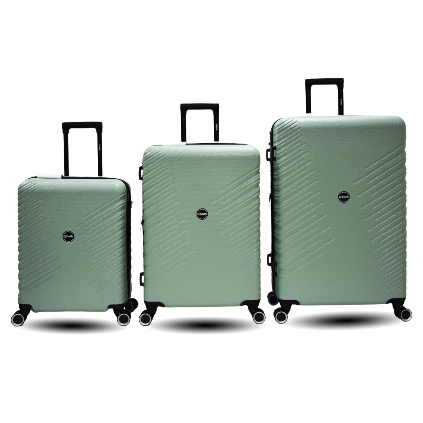 Set de Equipaje 3 Piezas: Maleta Cabina, Mediana y Grande | Rígidas y Ligeras