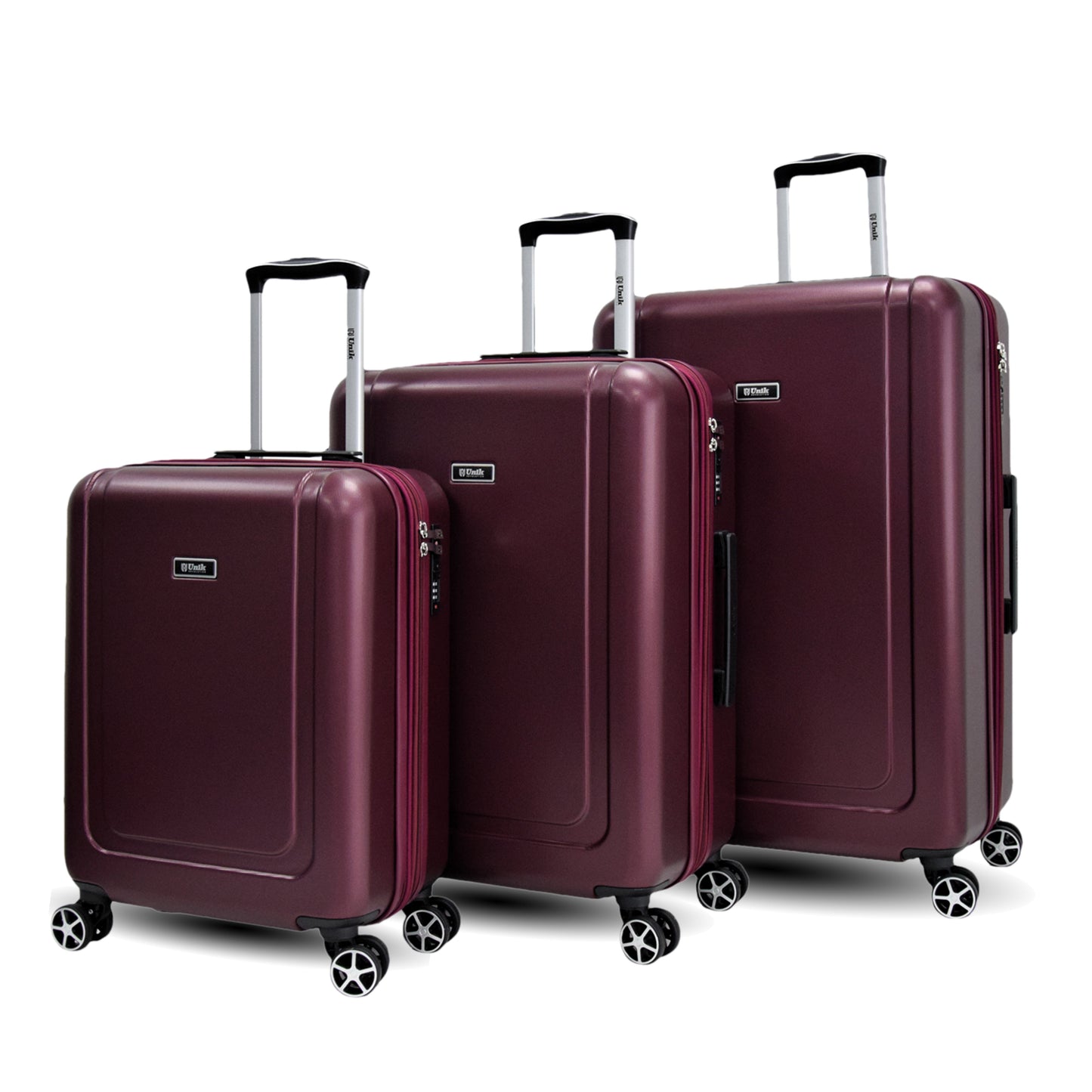 Juego de Maletas Rígidas ABS | Set 20", 24", 28" con 4 Ruedas y Expandable