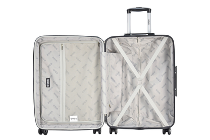 Maleta Mediana Rígida 68cm Expandible | ABS Premium con 4 Ruedas 360° y Cerradura de Combinación