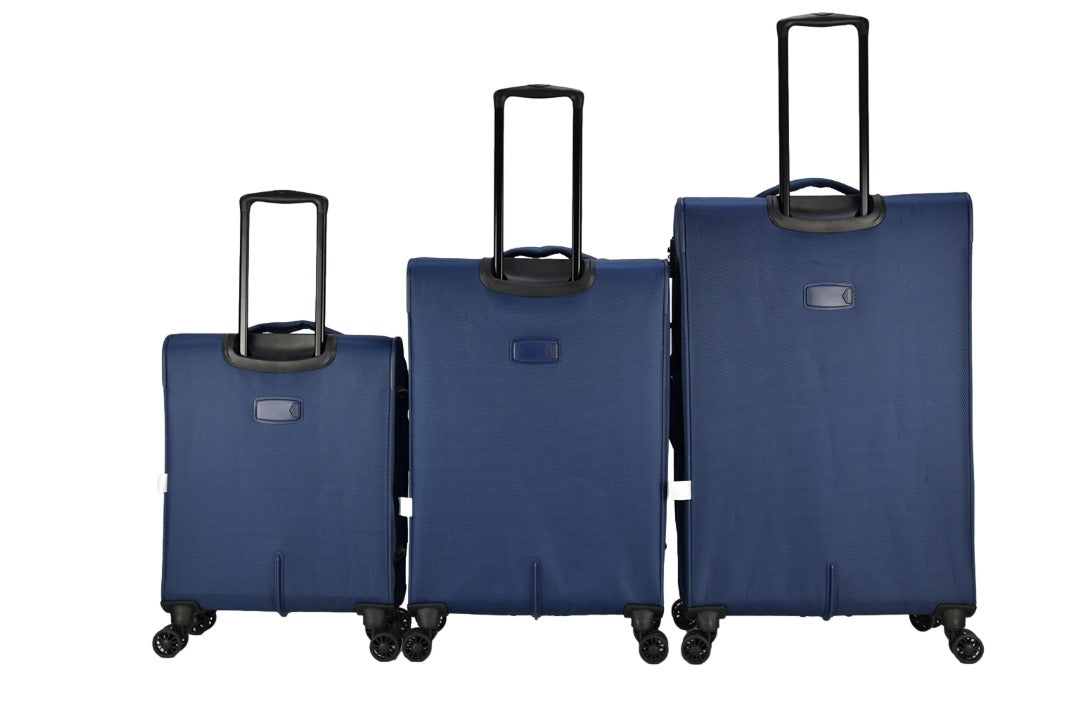 Juego de 3 Maletas Nylon | Set 20", 24", 28" con 4 Ruedas y TSA