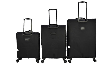 Juego de 3 Maletas Nylon | Set 20", 24", 28" con 4 Ruedas y TSA