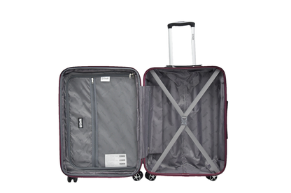 Maleta Mediana Rígida 68cm Expandible | ABS Premium con 4 Ruedas 360° y Cerradura de Combinación