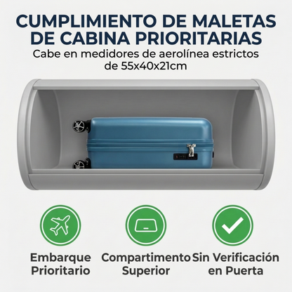 Maleta de Cabina 55x40x20 | Expandible - Rigida y con Ruedas